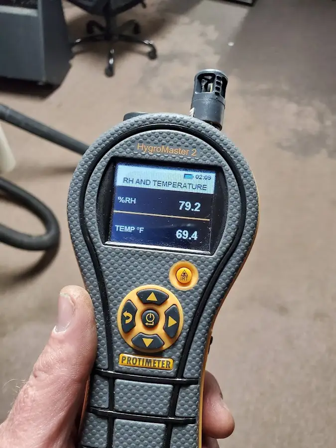 Moisture meter humidity assessment for Fire & Smoke Damage Restoration in Frankfort